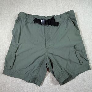 Boy Scouts America Mens 32 Green Cargo Shorts Utility Outdoor Casual Hiking